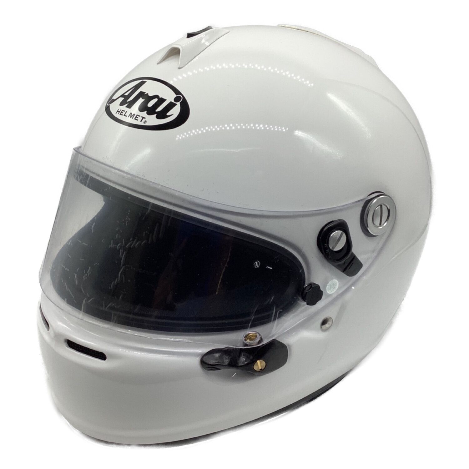 Arai (アライ) その他スポーツ SIZE L(59cm) 2020年製 高性能スタンダード4輪競技用 フルフェイスヘルメット ホワイト GP-6S  8859シリーズ｜トレファクONLINE