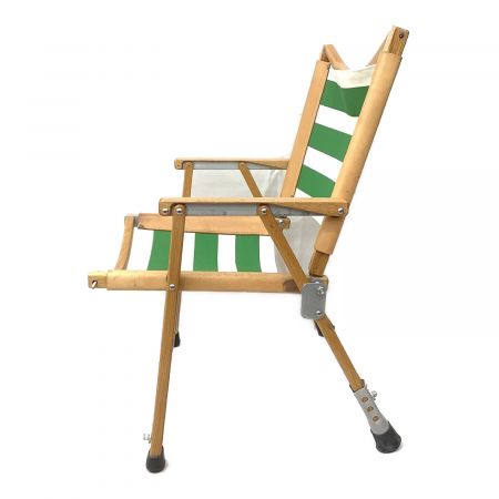 Kermit chair (カーミットチェア) アウトドアチェア ファブリック：TSL CLUB カスタム：NOVITA(後方) オーク