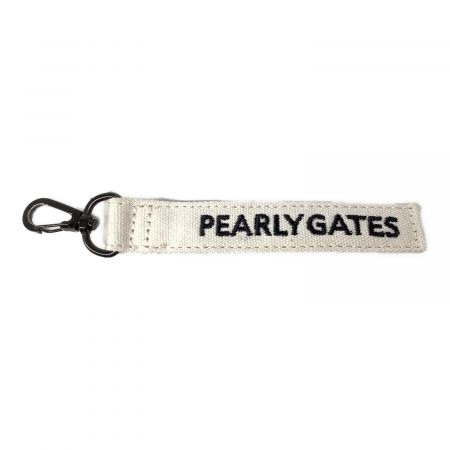 PEARLY GATES (パーリーゲイツ) ゴルフ雑貨 ブラック×ホワイト ニコちゃん ボールポーチ