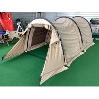 DOD (ディーオーディー) ツールームテント T2-604-TN カマボコテントソロTC 約450×170×120cm 1～2人用