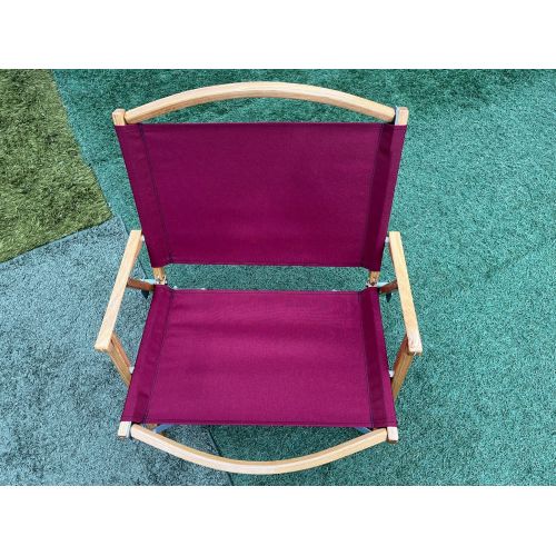 Kermit chair (カーミットチェア) アウトドアチェア バーガンディー オーク wide chair Burgundy