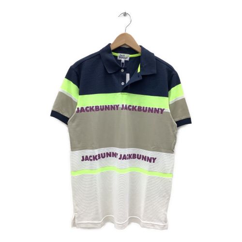 JACK BUNNY (ジャックバニー) ゴルフウェア(トップス) メンズ SIZE L マルチカラー ポロシャツ 262-0160525