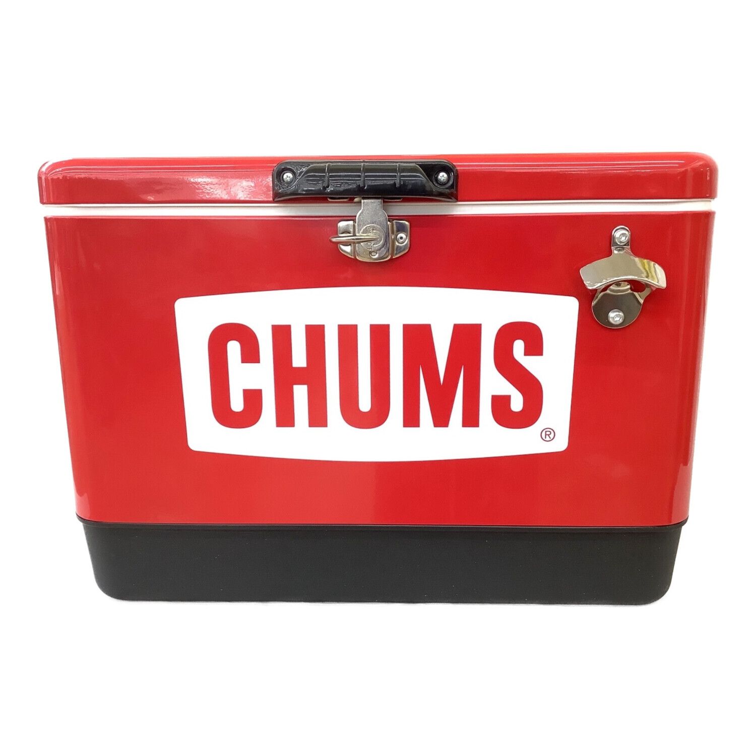 CHUMS チャムススチールクーラーボックス54L レッド