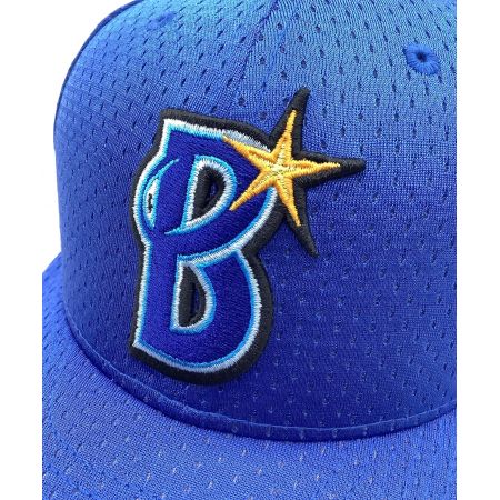 横浜DeNAベイスターズ (ベイスターズ) 応援グッズ 7 3/8(58.7cm) ブルー NEW ERA 帽子 プロコレ