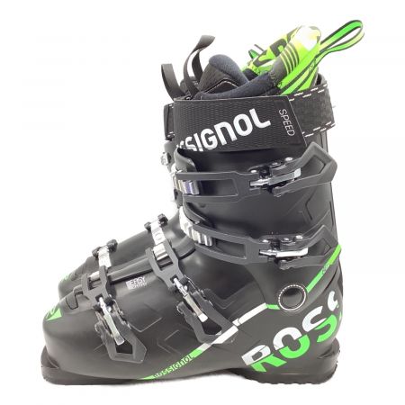 ROSSIGNOL (ロシニョール) スキーブーツ メンズ 26-26.5cm ブラック×グリーン 19-20 308mm SPEED 80