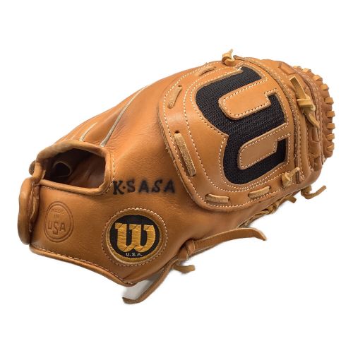 Wilson (ウィルソン) 硬式グローブ ブラウン ヴィンテージグローブ USA製 A2004