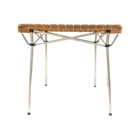 lallemand (ラレマンド) アウトドアテーブル 70×75cm フランス製 ウッドロールテーブル