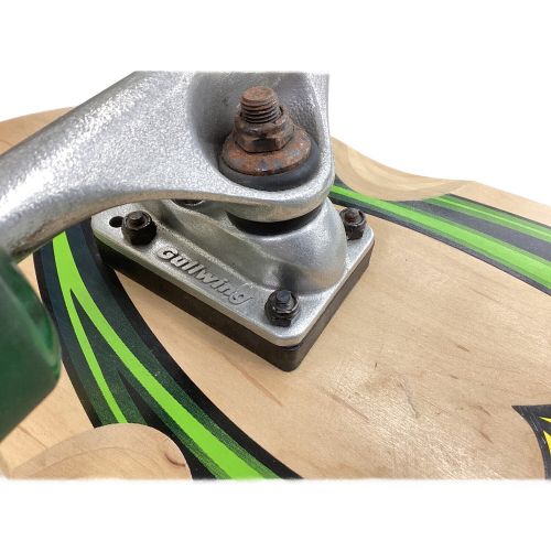 SECTOR9 (セクターナイン) スケートボード ブラック×グリーン サーフスケート クルーザー 木製 Gullwing Mission 1 ABEC5