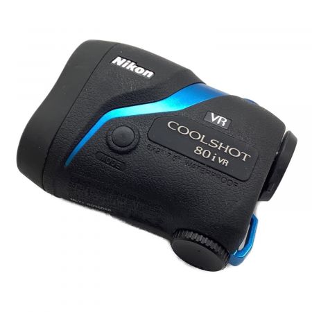 Nikon (ニコン) ゴルフ距離測定器 ブラック ケース・説明書付 COOLSHOT 80iVR