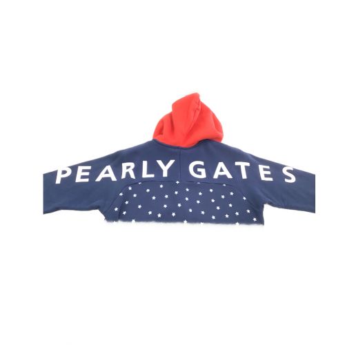 PEARLY GATES (パーリーゲイツ) ゴルフウェア(トップス) メンズ SIZE M ネイビー×レッド アウター 053-0262009