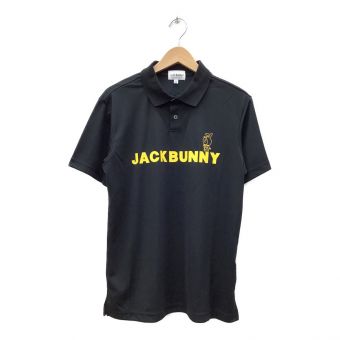 JACK BUNNY (ジャックバニー) ゴルフウェア(トップス) メンズ SIZE M ブラック 2021年製 the HOUSE ポロシャツ 266-14260861