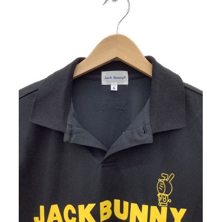 JACK BUNNY (ジャックバニー) ゴルフウェア(トップス) メンズ SIZE M ブラック 2021年製 the HOUSE ポロシャツ 266-14260861