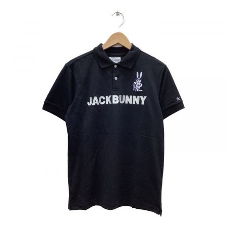 JACK BUNNY (ジャックバニー) ゴルフウェア(トップス) メンズ SIZE M ブラック ポロシャツ 262-2160381