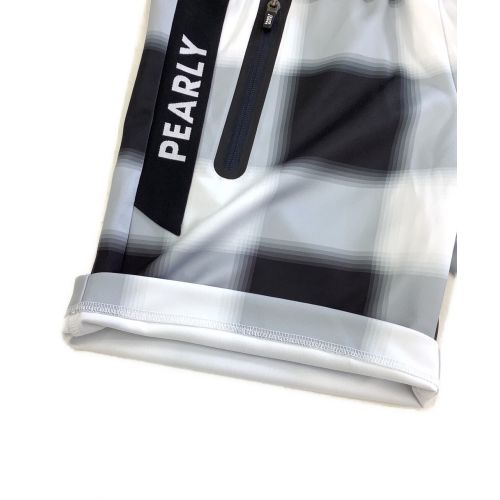 PEARLY GATES (パーリーゲイツ) ゴルフウェア(パンツ) メンズ SIZE M グレー モノフィラエアクッション チェック柄 ショートパンツ ハーフパンツ 053-2232801