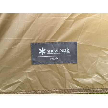 Snow peak (スノーピーク) ソロテント グランドシート付き 2022年（グランドシート2021） SSD-712 ミニッツドームPro air1 約230×235×116cm 1人用