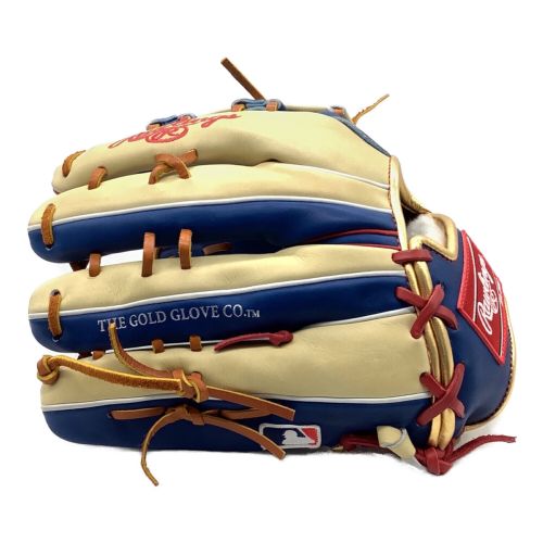 RAWLINGS (ローリングス) 軟式グローブ 約30cm ブルー×ベージュ MLB