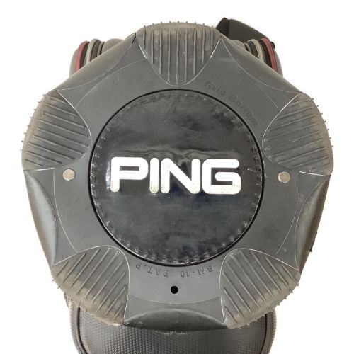 PiNG (ピン) キャディバッグ ブラック×レッド PGJ-CBDX16 9.5型 47インチ 5分割 4.3kg｜トレファクONLINE