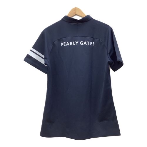 PEARLY GATES (パーリーゲイツ) ゴルフウェア(トップス) メンズ SIZE M ネイビー 2019年モデル /// モックネック  053-9167541｜トレファクONLINE