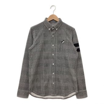 JACK BUNNY (ジャックバニー) ゴルフウェア(トップス) メンズ SIZE M ホワイト×ブラック 2019年モデル 長袖シャツ 262-0161235