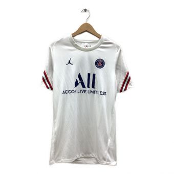 Paris Saint-Germain (パリサンジェルマン) サッカーユニフォーム メンズ SIZE S ホワイト 21-22 アウェイ ストライクトップ