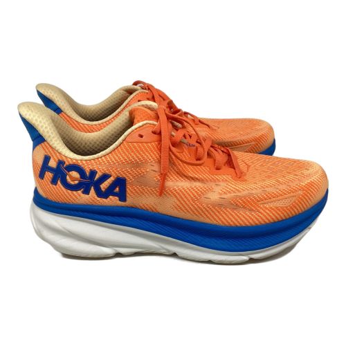 HOKA (ホカ) ランニングシューズ メンズ SIZE 27cm オレンジ クリフトン9