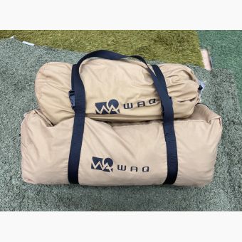 WAQ (ワック) モノポールテント 別売りフロントウォール付 Alpha T/C 240×240×135cm 1～2人用