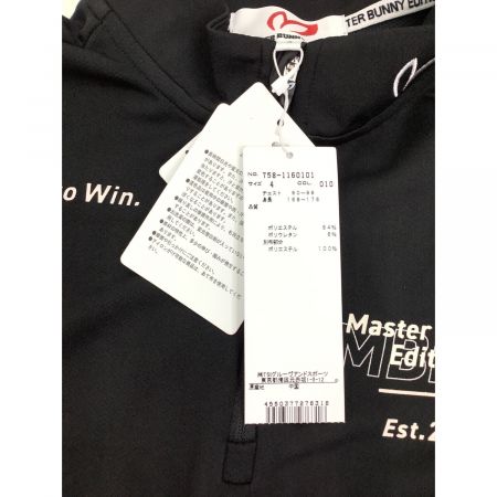 MASTER BUNNY EDITION (マスターバニーエディション) ゴルフウェア(トップス) メンズ SIZE M ブラック 2021年モデル /// ハーフジップ半袖シャツ ポロシャツ 758-1160101