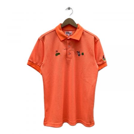 JACK BUNNY (ジャックバニー) ゴルフウェア(トップス) メンズ SIZE M オレンジ ドラえもんコラボ 2020年モデル /// ポロシャツ 262-9260819
