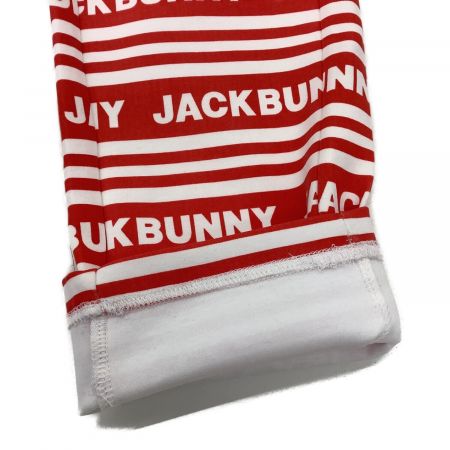 JACK BUNNY (ジャックバニー) ゴルフウェア(パンツ) メンズ SIZE M レッド×ホワイト 2022年モデル /// ボーダー 262-2131117