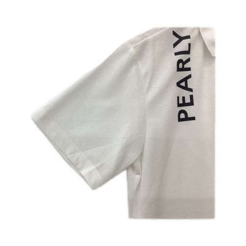 PEARLY GATES (パーリーゲイツ) ゴルフウェア(トップス) メンズ SIZE LL ホワイト 2023 ポロシャツ 053-3160497