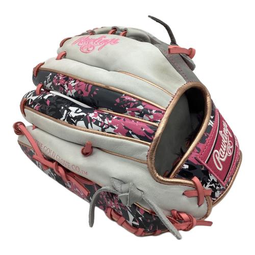 RAWLINGS (ローリングス) 軟式グローブ 約29cm ライトグレーxピンク 岡本和真選手モデル 内野用 GR1R5CK45