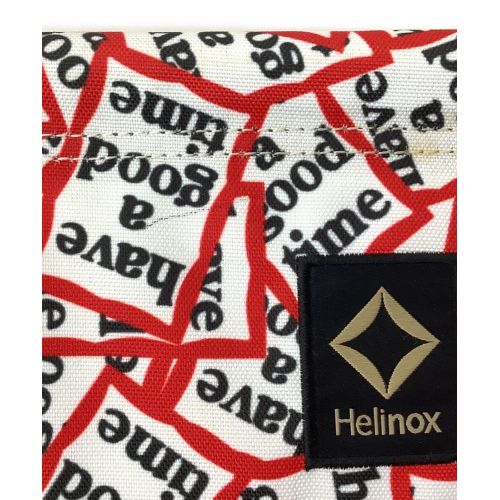 Helinox (ヘリノックス) アウトドアテーブル ホワイト×レッド BEAMS