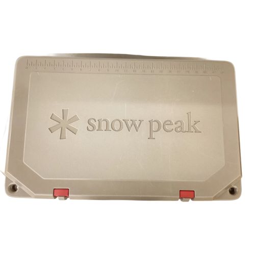 Snow peak (スノーピーク) クーラーボックス 38L UG-302GY グリスリー40 ハードロッククーラー