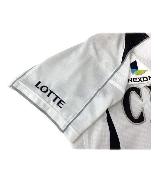 千葉ロッテマリーンズ (チバロッテマリーンズ) 応援グッズ ホワイト×ブラック 【86】長嶋清幸元コーチ 2012モデル ユニフォーム プロコレ プロ仕様モデル