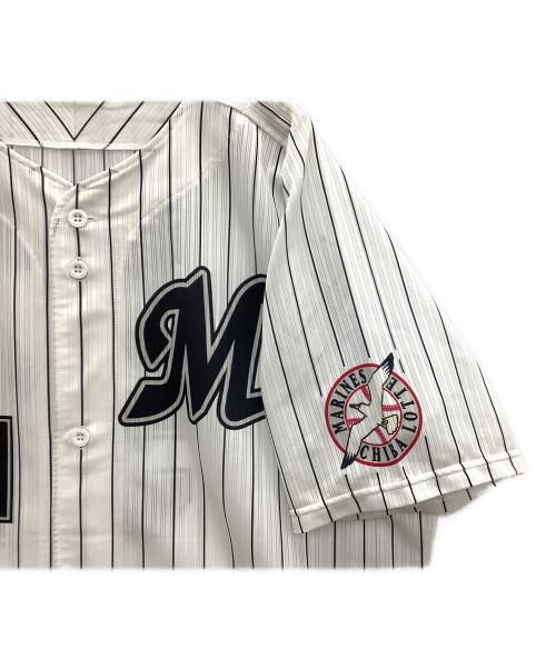 千葉ロッテマリーンズ (チバロッテマリーンズ) 応援グッズ ホワイト×ブラック 【51】エドガー・オルモス 2018モデル ユニフォーム プロコレ