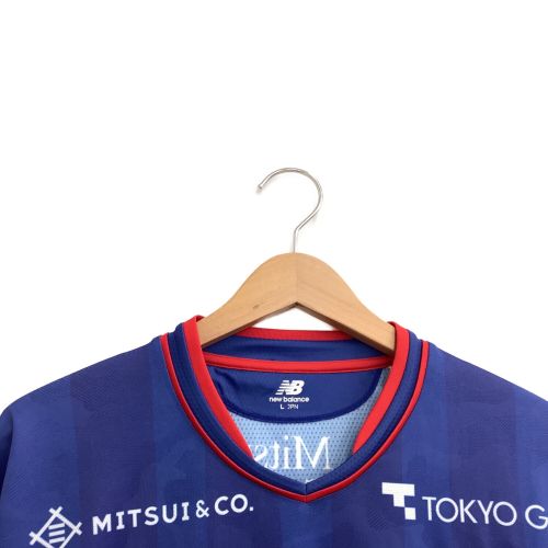 FC東京 (エフシートウキョウ) サッカーユニフォーム メンズ SIZE L ブルー FC東京25周年記念 2023 FPオーセンティックショートスリーブ AMT35264
