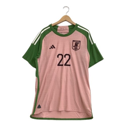 日本代表 (ニホンダイヒョウ) サッカーユニフォーム 2XL ピンク×グリーン スペシャルパック オーセンティックジャージ 【22】 HS5759