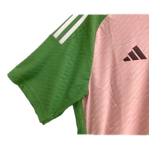 日本代表 (ニホンダイヒョウ) サッカーユニフォーム 2XL ピンク×グリーン スペシャルパック オーセンティックジャージ 【22】 HS5759