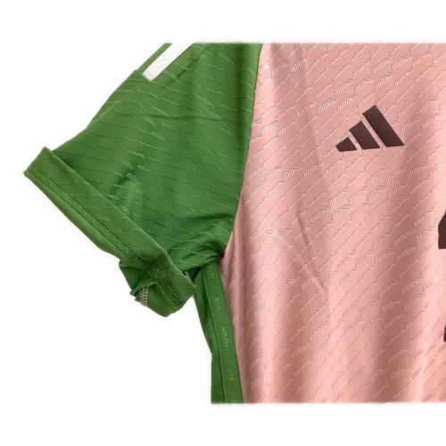 日本代表 (ニホンダイヒョウ) サッカーユニフォーム 2XL ピンク×グリーン スペシャルパック オーセンティックジャージ 【22】 HS5759