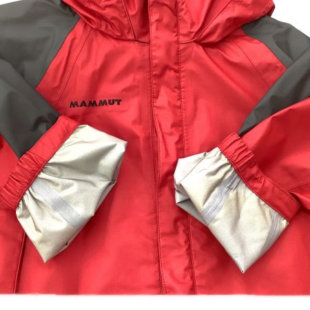 MAMMUT (マムート) トレッキングウェア(レインウェア) メンズ SIZE L レッド×グレー セットアップ GORE-TEX CLIMATE Light Rain-Suits JP1030091