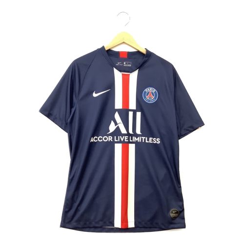 Paris Saint-Germain (パリ・サン＝ジェルマン) サッカーユニフォーム メンズ SIZE M ネイビー キリアンエムバペ【7】 19-20