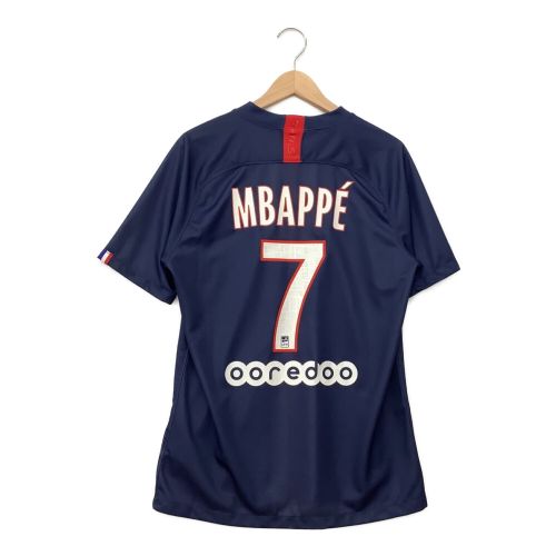 Paris Saint-Germain (パリ・サン＝ジェルマン) サッカーユニフォーム メンズ SIZE M ネイビー キリアンエムバペ【7】 19-20