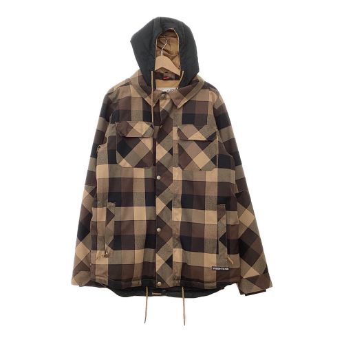 686 (シックスエイトシックス) スノーボードウェア(ジャケット) メンズ SIZE M ブラウン L8W110 Woodland Insulated Jacket