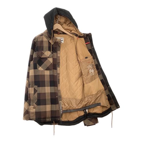 686 (シックスエイトシックス) スノーボードウェア(ジャケット) メンズ SIZE M ブラウン L8W110 Woodland Insulated Jacket