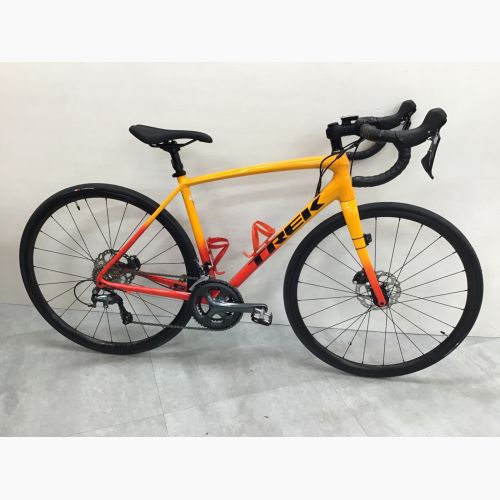 TREK ロードバイク オレンジ×レッド emonda ALR4 2021モデル サイクルコンピュータ・ボトルホルダー付  WTU014C0175S 適応身長【約162～180cm】 タイヤ歪み(ブレ幅少) 　ティアグラ