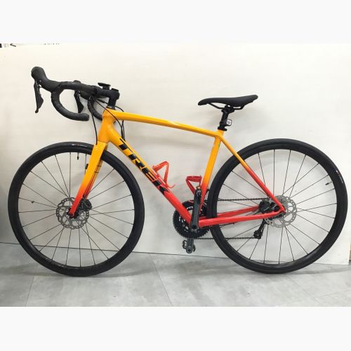 TREK ロードバイク オレンジ×レッド emonda ALR4 2021モデル サイクルコンピュータ・ボトルホルダー付  WTU014C0175S 適応身長【約162～180cm】 タイヤ歪み(ブレ幅少) 　ティアグラ