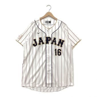 侍JAPAN (サムライジャパン) 応援グッズ SIZE LL ホワイト 2023年 WBC 16番 大谷翔平 ユニフォーム レプリカ 12JCAU9028