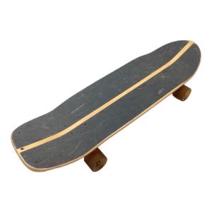 スケートボード ブラック×レッド キャンバー クルーザー 木製