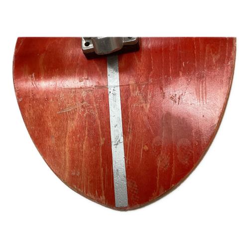 スケートボード ブラック×レッド キャンバー クルーザー 木製