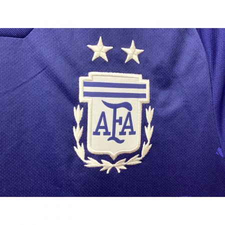 アルゼンチン代表 サッカーユニフォーム メンズ SIZE M パープル 2022年 アウェイ サポーター着用モデル